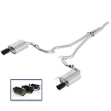 15-23 Ford Mustang I4 2.3L Ecoboost Ford Racing M-5200-M4EBA Cat-Back Extreme Exhaust System w/ Black Chrome Tips