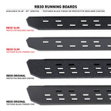 04-24 Ford F-150 / 19-24 Ford Ranger Go Rhino 69600080ST 80in RB30 Slim Line Running Boards (Boards ONLY / Req. Mounting Brackets)