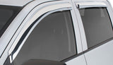 04-14 Ford F-150 Stampede 6160-8 Extended Cab Pickup Tape-Onz Sidewind Deflector 4pc -Chrome