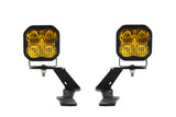 19-22 Ford Ranger Diode Dynamics DD6586 Pro SS3 LED Ditch Light Kit -Yellow Combo