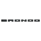 21-23 Ford Bronco Ford Racing Performance M-1447-BLMB Bronco Grille Lettering Overlay Kit - Black