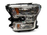 15-17 Ford F-150 Raxiom T551345 Axial OEM Style Rep Headlights - Chrome Housing (Clear Lens)