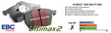 22-23 Ford Maverick / 13-20 Ford Fusion EBC UD1665 1.6 Turbo Ultimax2 Rear Brake Pads