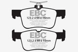 13-20 Ford Fusion / 22-23 Ford Maverick EBC DP42160R 1.6 Turbo Yellowstuff Rear Brake Pads