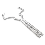 15-17 Ford Mustang GT V8 5.0L Stainless Works M15CB 3in Catback H-Pipe Retro Chambered Mufflers 2-1/2in Cores
