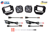 15-20 Ford F-150 Diode Dynamics DD6694 SS3 LED Pod Max Type F2 Kit -White SAE Fog